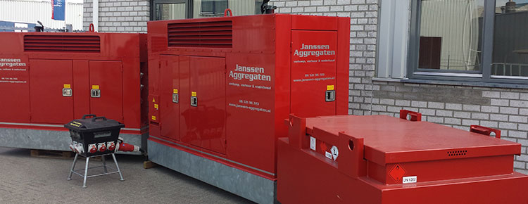 Aggregaten verhuur | F&D Janssen