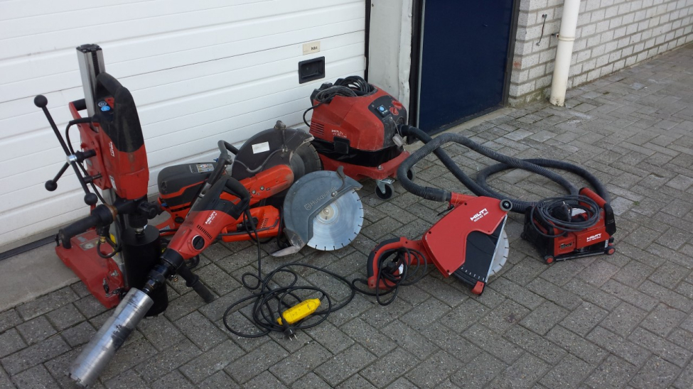 Hilti diamantmachines huren